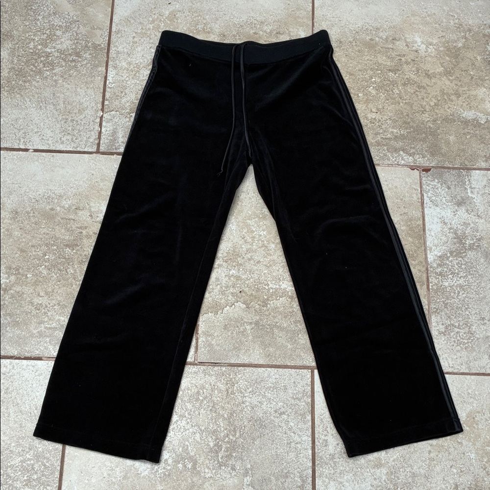 Hanes Velvety Black Track Pants